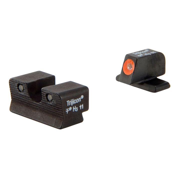 Trijicon 600752 HD Night SightsGreen/Tritium Orange Outline Front Sight-Green Tritium Black Outline Rear Sight Springfield Armory XD-S/XD-E