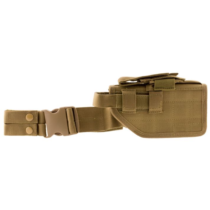 NcStar CVDLHOL2954T Drop LegLeg Tan PVC Fabric Leg Fits Full Size Semi-Auto Fits Compact Semi-Auto Right Hand
