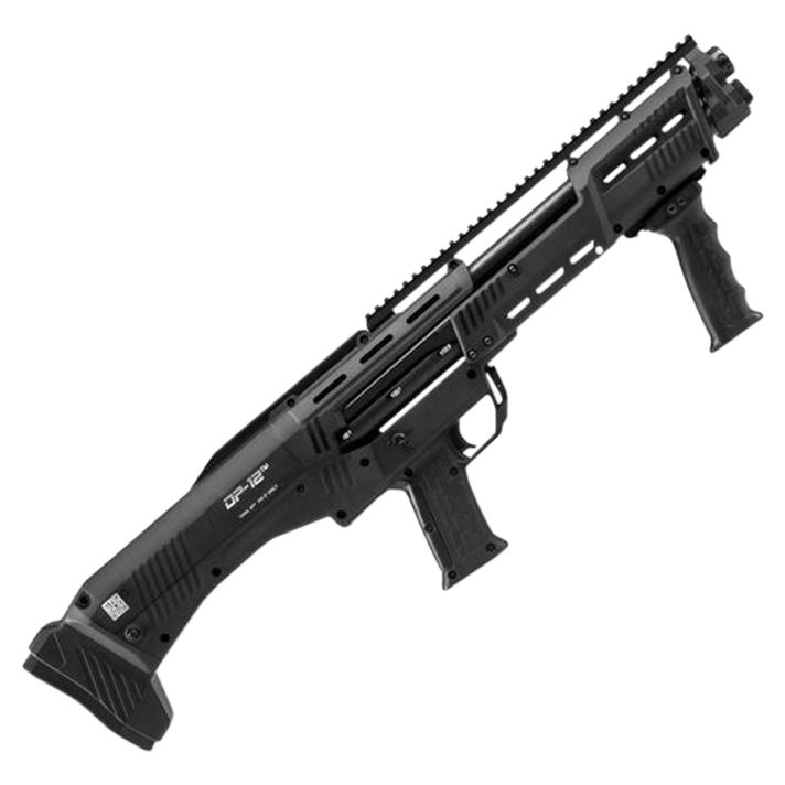Standard Mfg DP12 DP-1212 Gauge Pump 3" 14+2 18.88" Black Double Barrel, Black Picatinny Rail Aluminum Receiver, Picatinny Handguard, Black Synthetic Stock