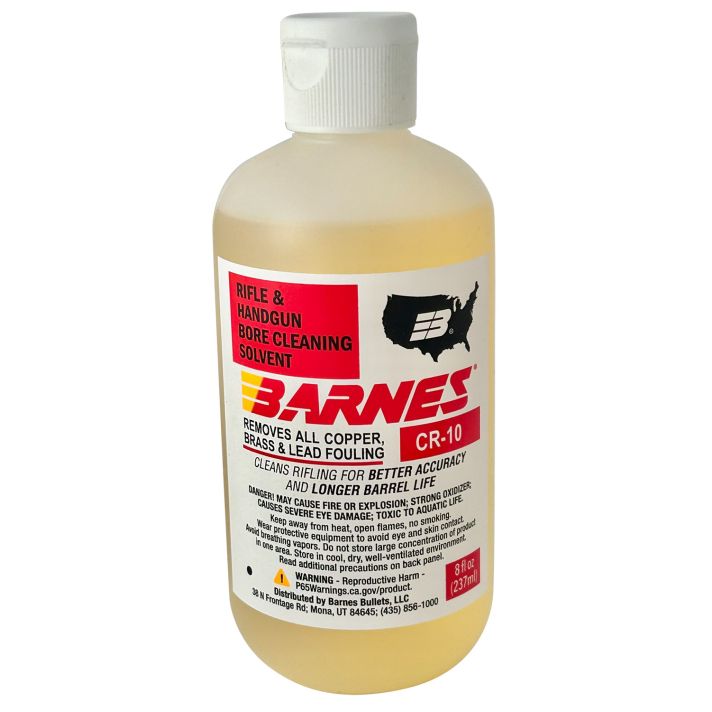 Barnes Bullets 30755 CR-10 Bore Cleaner 8 oz Squeeze Bottle