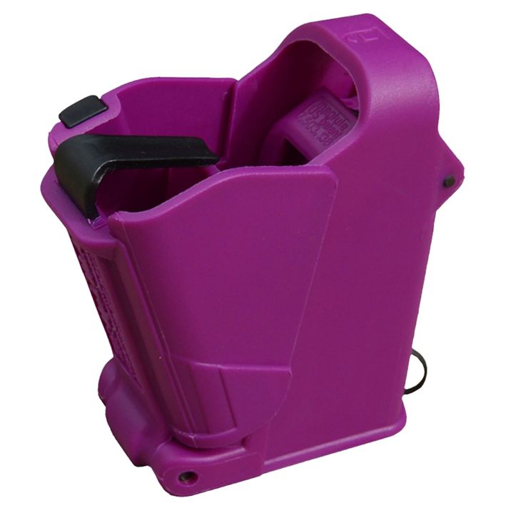 Maglula UP60PR UpLULA Loader & Unloader Double & Single Stack Style made of Polymer with Purple Finish for 9mm Luger, 45 ACP Pistols