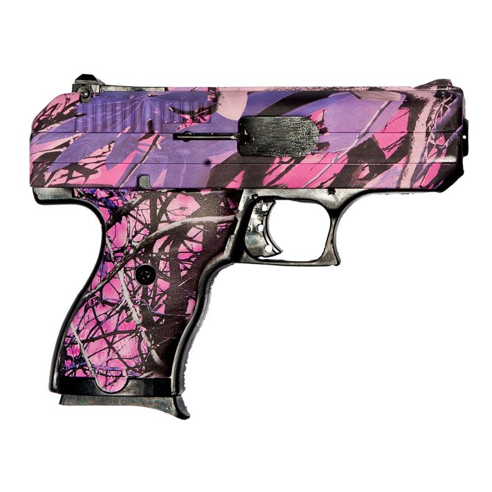 Hi-Point CF380PI CF380 ACP 8+1, 3.50" Black Steel Barrel, Hydro-Dipped Pink Camo Serrated Steel Slide, Hydro-Dipped Pink Camo Polymer Frame & Grip