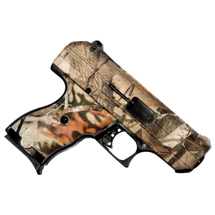 Hi-Point 916WC C99mm Luger 8+1 3.50" Black Steel Barrel, Hydro-Dipped Woodland Camo Serrated Steel Slide, Hydro-Dipped Woodland Camo Polymer Frame & Grip