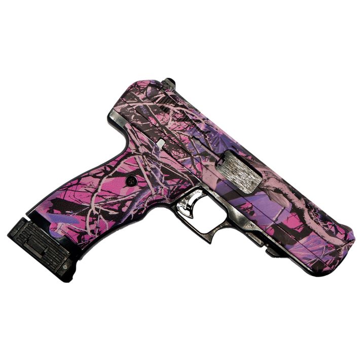 Hi-Point 34010PI JCP40 S&W 10+1 4.50" Black Steel Barrel, Hydro-Dipped Pink Camo Serrated Steel Slide, Hydro-Dipped Pink Camo Polymer Frame w/Picatinny Rail & Grip