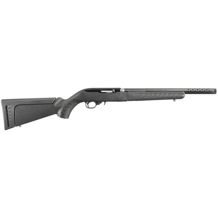 Ruger 21152 10/22 Takedown Lite Full Size 22 LR 10+1 16.12" Satin Black Threaded Barrel & Receiver, Black Synthetic Ruger Modular System Stock, Right Hand