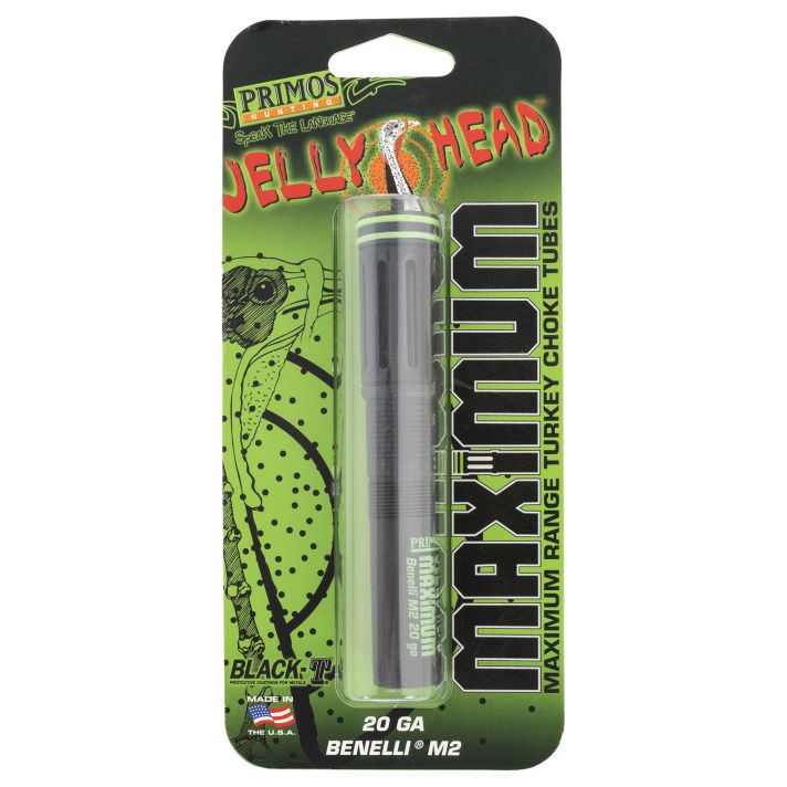 Primos 69411 JellyHead MaximumBenelli M2 20 Gauge Turkey Steel Black-T Coating