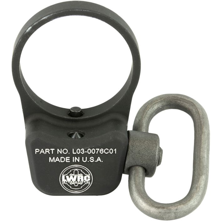 LWRC 2000072A01 LWRCI Ambi QD Sling Mount with QD Swivel Black Metal