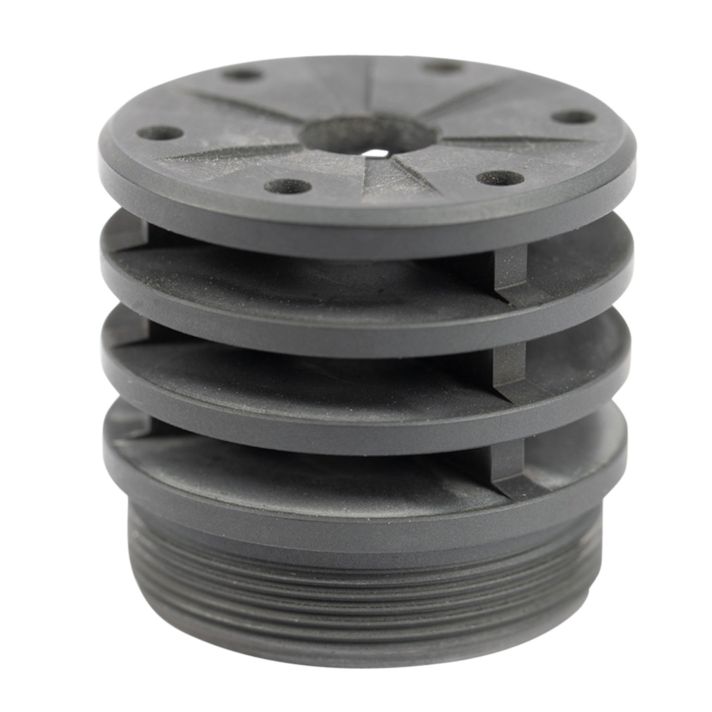 SilencerCo AC2081 Bravo Anchor Brake 458 Caliber Black Aluminum