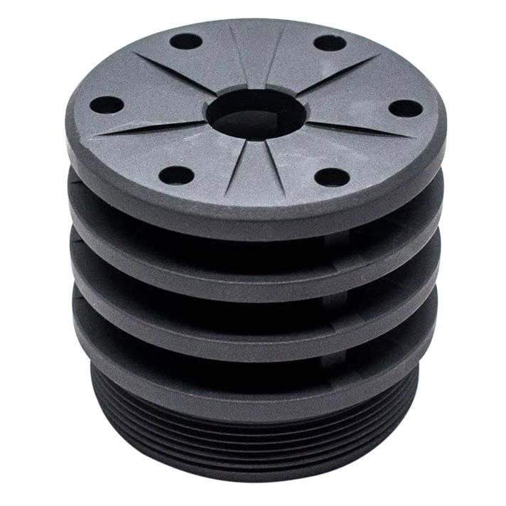 SilencerCo AC2022 Bravo Anchor Brake 30 Cal 7075-T6 Aluminum Black