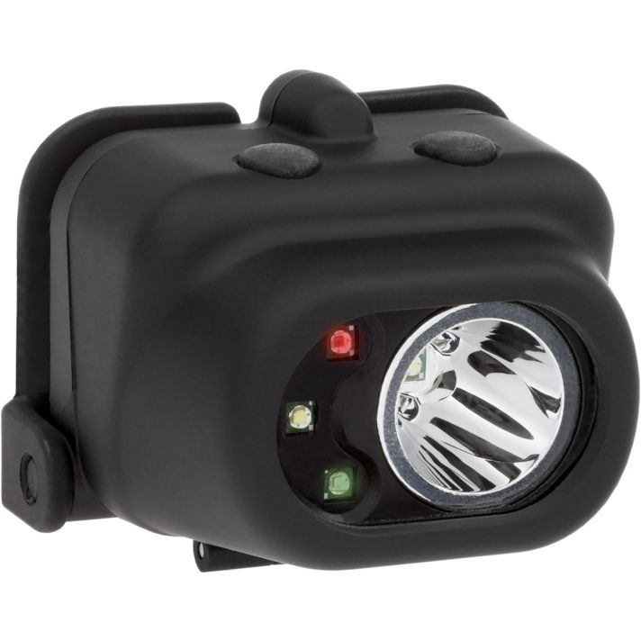 Nightstick NSP4610B NSP-4610B Multi-Function Black 110/135/210 Lumens Green/Red/White LED Bulb 93 Meters Beam Distance