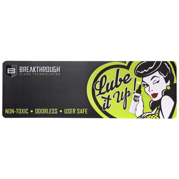 Breakthrough Clean BTRGMR Cleaning Mat Rifle Polyester Top w/Neoprene Rubber Backing 12" x 36"