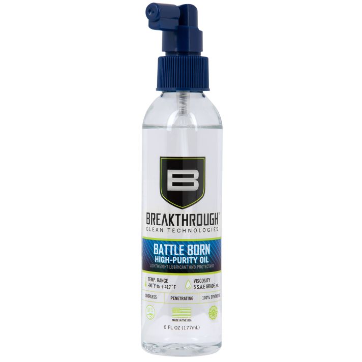 Breakthrough Clean BTO6OZ Battle Born High-Purity Oil 6 oz Spray