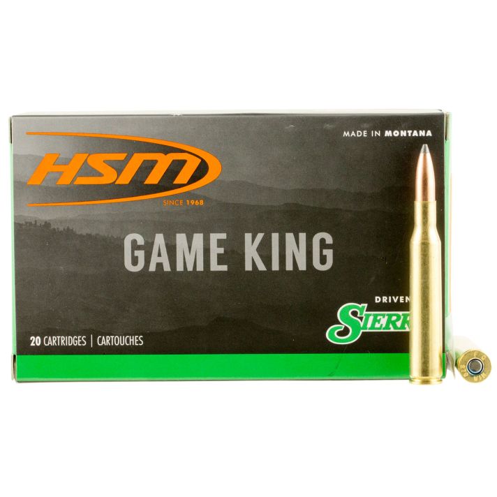 HSM 27013N Game King270 Win 150 gr Sierra GameKing Spitzer Boat Tail 20 Per Box/ 20 Case