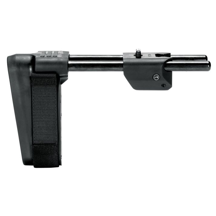 SB Tactical MPX-01-SB MPX PSB Brace 3 Position Black Synthetic with 3.87"-8.25" OAL Nylon Strap & for Sig MPX, MCX (Excluding Copperhead Variant) Compatible with Integrated Picatinny Rail