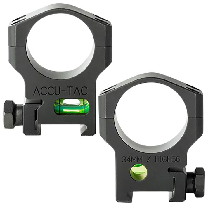 Accu-Tac HSR340 34 MM Scope RingsFlat Black
