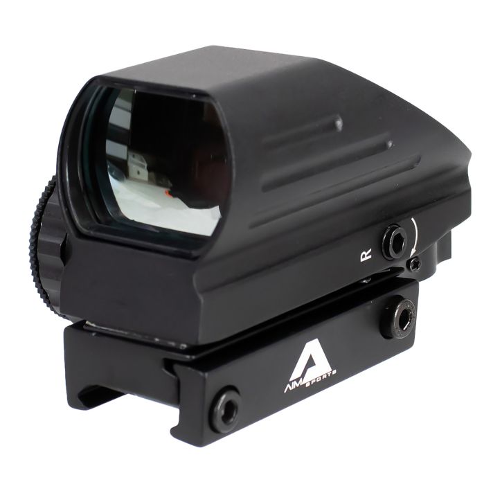Aim Sports RT406C Reflex Sight Classic II Edition Matte Black 1x33mm Red/Green Multi Reticle