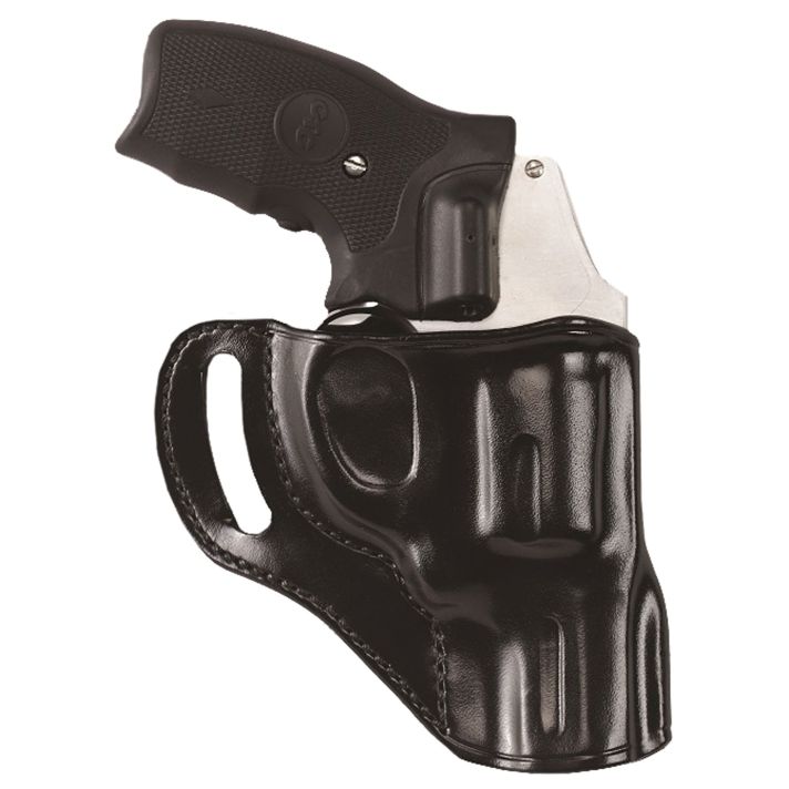 Galco HT118B HornetOWB Black Leather Belt Slide Fits Ruger SP101 Fits Colt Cobra Right Hand