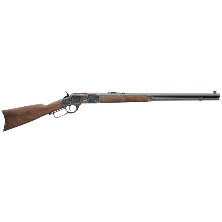 Winchester Guns 534217141 Model 1873 Sporter 45 Colt (LC) 13+1 Cap 24" Octagon Barrel Color Case Hardened Rec Satin Oiled Walnut Fixed Straight Grip Stock Right Hand (Full Size)
