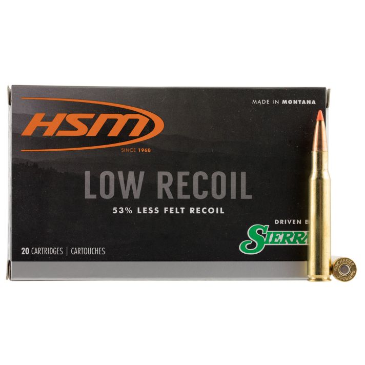 HSM 300642N Low Recoil30-06 Springfield 150 gr Orange Polymer Tip 20 Per Box/ 20 Case