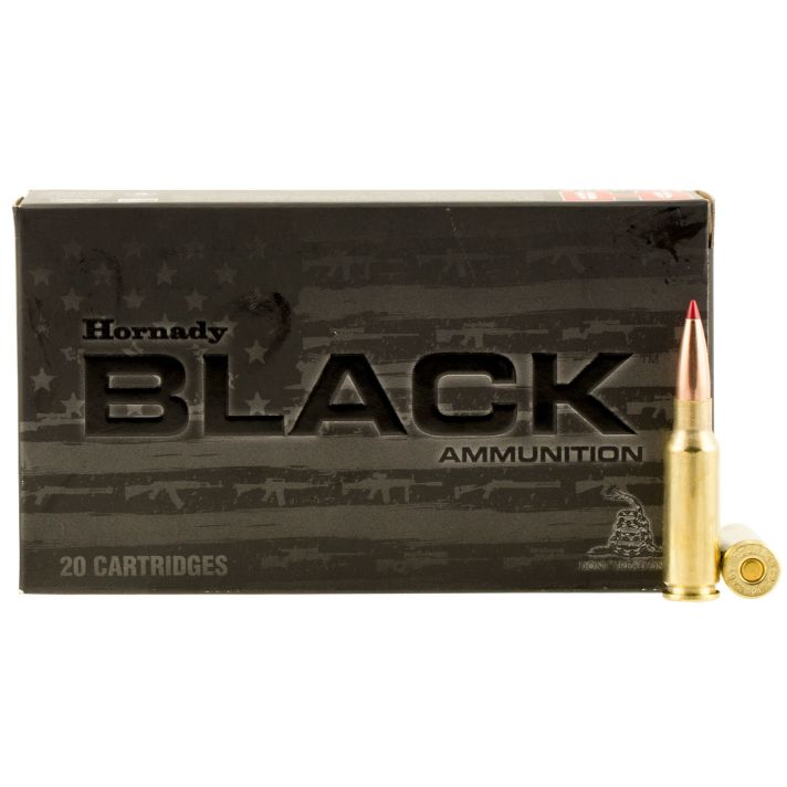 Hornady 81528 Black6.5Grendel 123gr Extremely Low Drag Match 20 Per Box/10 Case