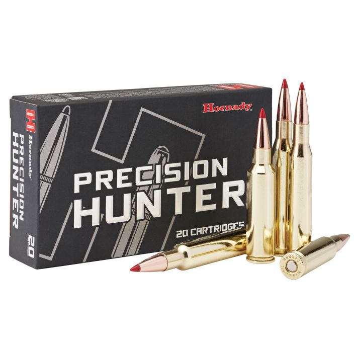 Hornady 85578 Precision Hunter7mm-08Rem 150gr Extremely Low Drag eXpanding 20 Per Box/10 Case
