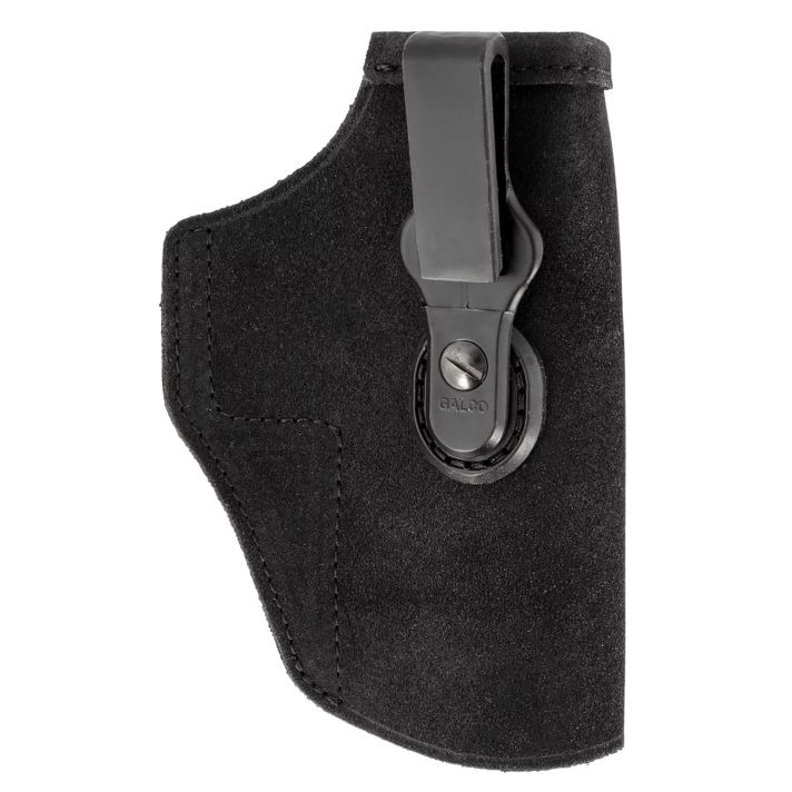 Galco TUC634B Tuck-N-Go 2.0 IWB Black Leather UniClip/Stealth Clip Fits Kimber Solo/S&W M&P Bodyguard w/CT Laser Ambidextrous