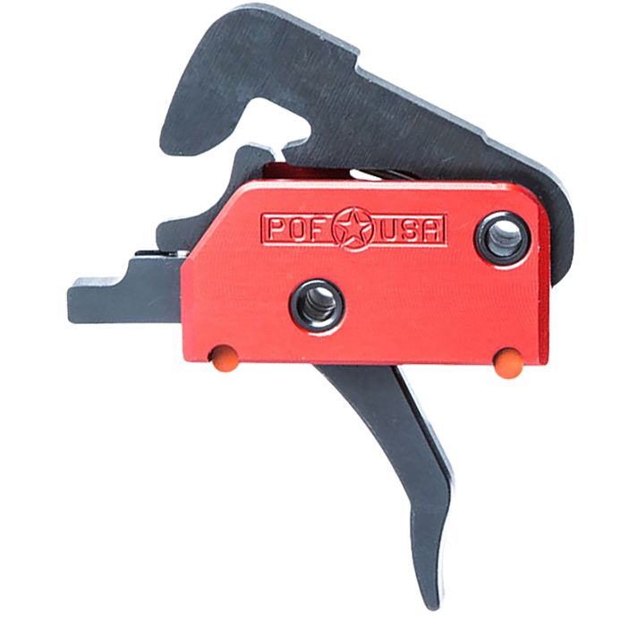 Patriot Ordnance Factory 00516 EFPTwo-Stage Straight Trigger with 4 lbs Draw Weight & Black Hardcoat Anodized Finish for AR-Platform