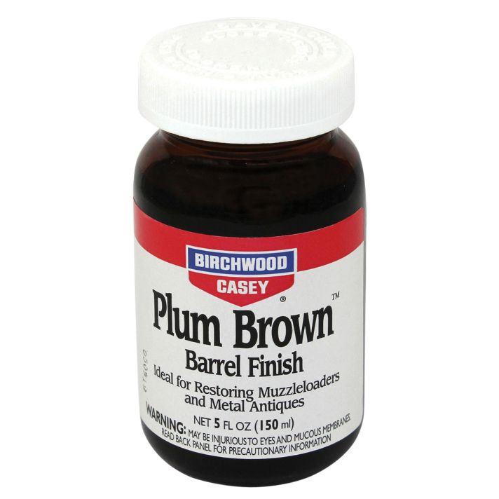 Birchwood Casey 14130 Plum Brown Barrel Finish 5 oz. Bottle