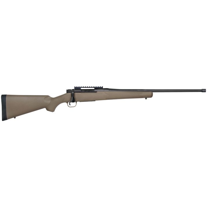 Mossberg 27875 Patriot Predator 6.5 Creedmoor Caliber with 5+1 Capacity, 22" Threaded/Fluted Barrel, Matte Blued Metal Finish & Flat Dark Earth Synthetic Stock Right Hand (Full Size)