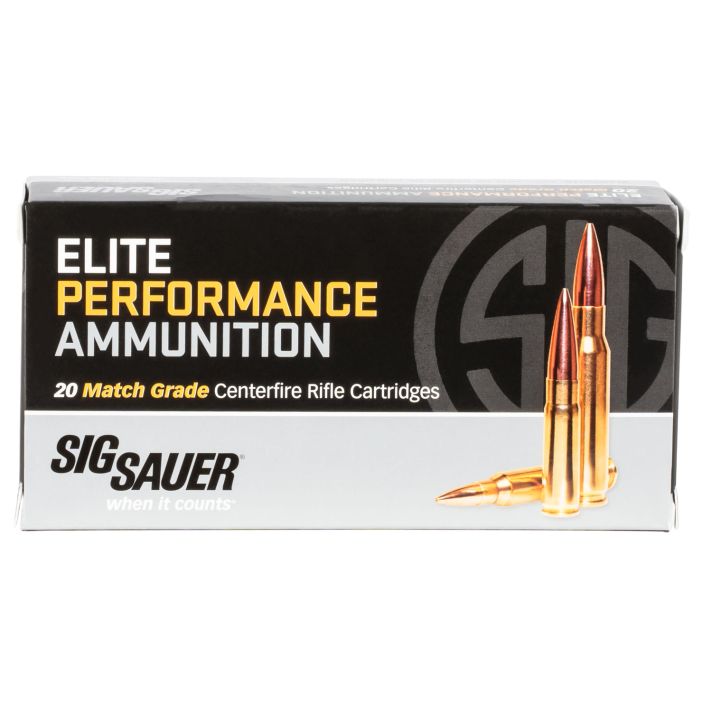 Sig Sauer E308M220 Marksman Elite308 Win 175 gr Open Tip Match 20 Per Box/ 10 Case