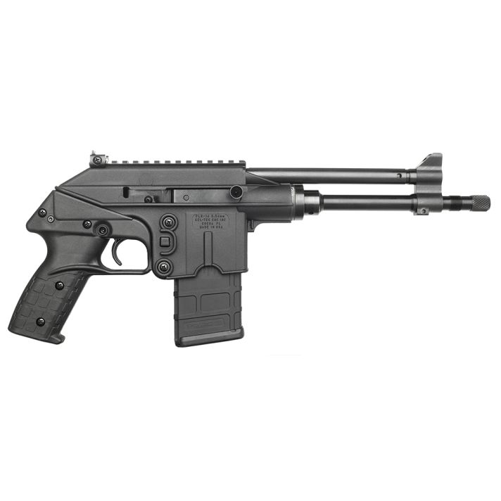Kel-Tec PLR16BLK PLR165.56x45mm NATO 10+1 9.20" Black Steel Barrel & Receiver, Black Polymer Grips
