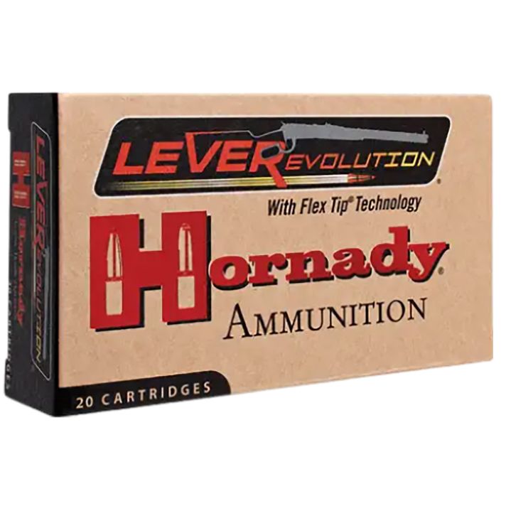 Hornady 82747 LEVERevolution45-70Gov 325gr Flex Tip eXpanding 20 Per Box/10 Case