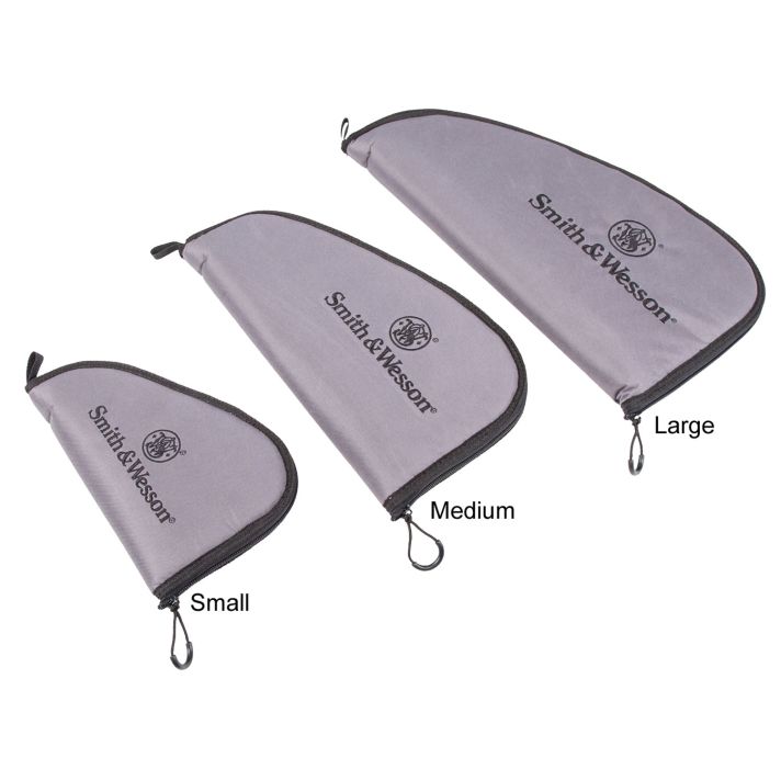 M&P Accessories 110018 Defender Handgun Case Small Black/Gray Holds Handgun Nylon