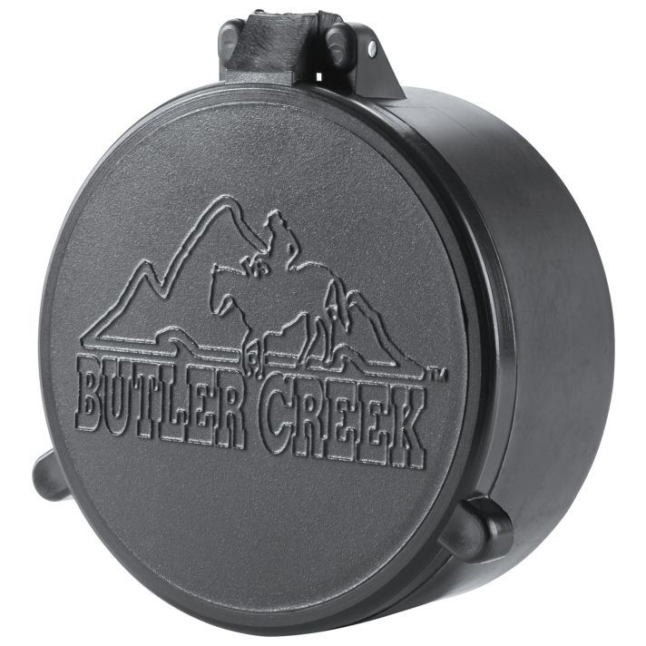 Butler Creek 30020 Flip-Open Objective Scope Cover 31mm Obj. Size 02 Black Polymer