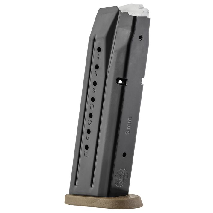 Smith & Wesson 3007345 M&P17rd 9mmLuger Blued/Brown Floor Plate Steel
