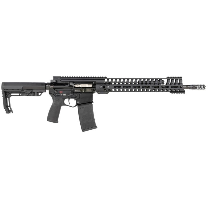 Patriot Ordnance Factory 01143 P415 Edge 223 Rem,5.56x45mm NATO 16.50" 30+1 Black Hard Coat Anodized 6 Position MFT Stock