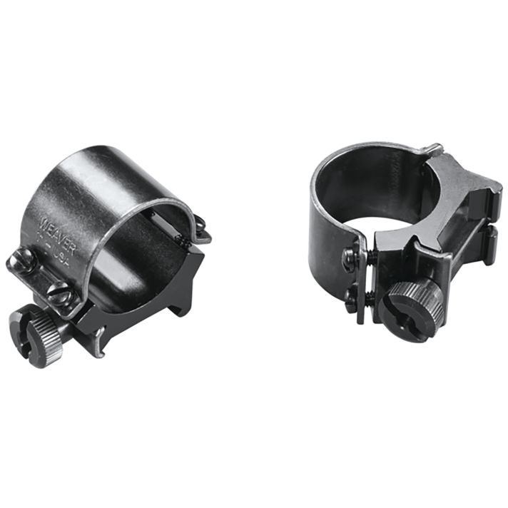 Weaver Mounts 49160 Sure Grip Detachable RingsBlack 1" Medium