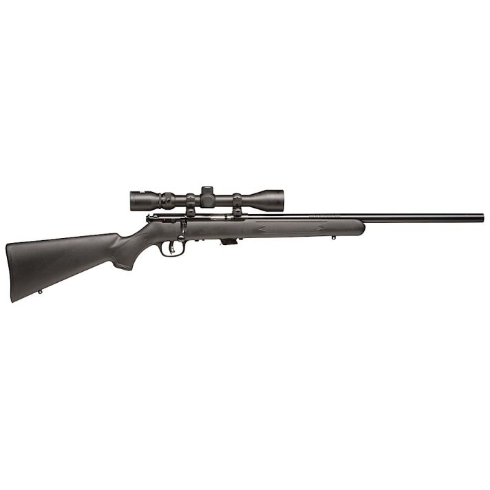 Savage Arms 29200 Mark II FVXP Full Size 22 LR 5+1 21" Matte Blued Button-Rifled Barrel, Drilled & Tapped Matte Blued Steel Receiver, Matte Black Fixed Synthetic Stock, 3-9x40mm Duplex Scope
