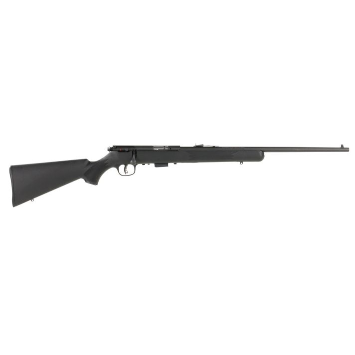 Savage Arms 91800 93 F Full Size 22 WMR 5+1 21" Matte Black Sporter Barrel, Matte Black Carbon Steel Receiver, Matte Black Fixed Synthetic Stock, Right Hand