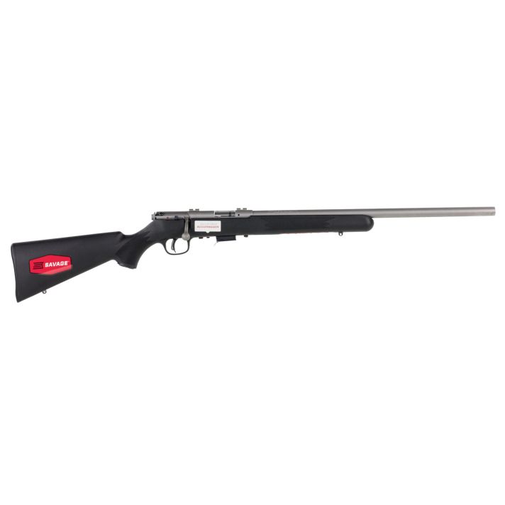 Savage Arms 94700 93 FVSS Full Size 22 WMR 5+1 21" Matte Heavy Barrel, Matte Drilled & Tapped Stainless Steel Receiver, Matte Black Fixed Synthetic Stock, Right Hand