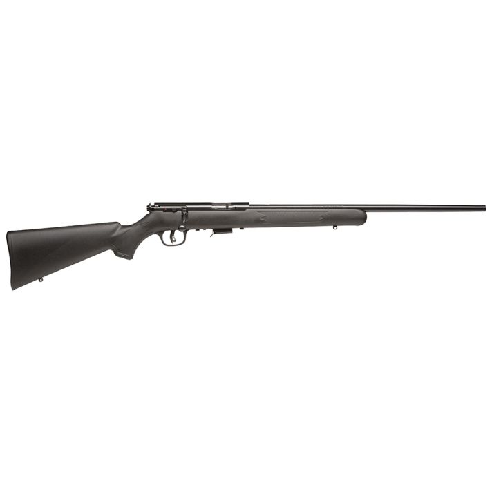 Savage Arms 96709 93R17 F Full Size 17 HMR 5+1 21" Matte Black Button Rifled Barrel, Matte Black Drilled & Tapped Carbon Steel Receiver, Matte Black Fixed Synthetic Stock, Right Hand