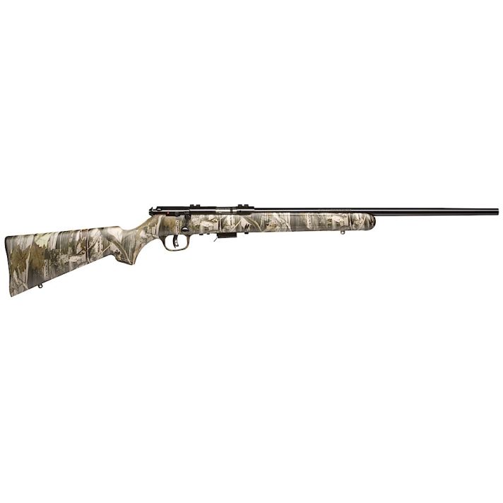 Savage Arms 96711 93R17 Camo Full Size 17 HMR 5+1 21" Matte Black Button Rifled Barrel, Matte Black Drilled & Tapped Carbon Steel Receiver, Next G-1 Fixed Synthetic Stock, Right Hand