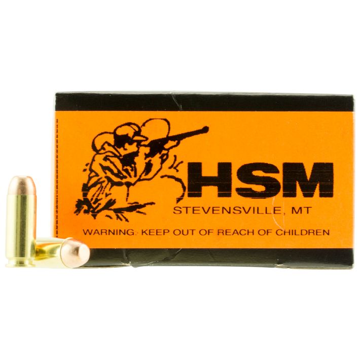 HSM 10MM2N Training10mm Auto 180 gr Full Metal Jacket 50 Per Box/ 20 Case