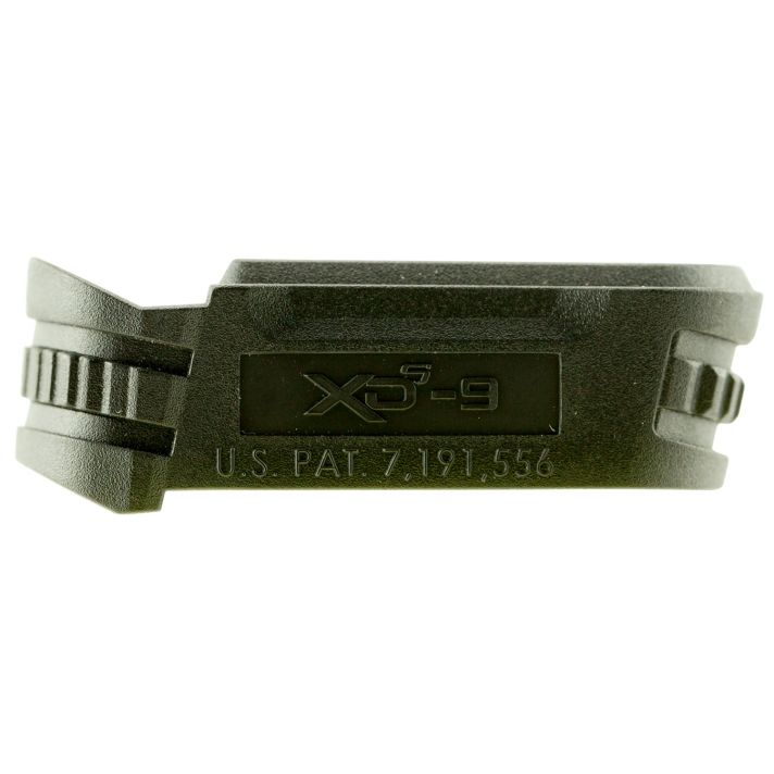 Springfield Armory XDS5902M Backstrap Sleevemade of Polymer with Black Finish & 1 Piece Design for 9mm Luger Springfield XD-S with #2 Backstrap & 3.30"-4" Barrel