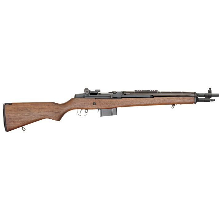 Springfield Armory AA9122NT M1A Scout Squad *NY Compliant 7.62x51mm NATO 10+1 18" Black Parkerized Carbon Steel Barrel, Black Parkerized Picatinny Rail Steel Receiver, Walnut Fixed Stock