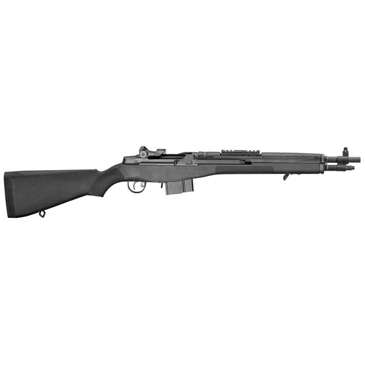 Springfield Armory AA9126NT M1A Scout Squad *NY Compliant 7.62x51mm NATO 10+1 18" Black Parkerized Carbon Steel Barrel, Black Parkerized Picatinny Rail Steel Receiver, Black Synthetic Fixed Stock