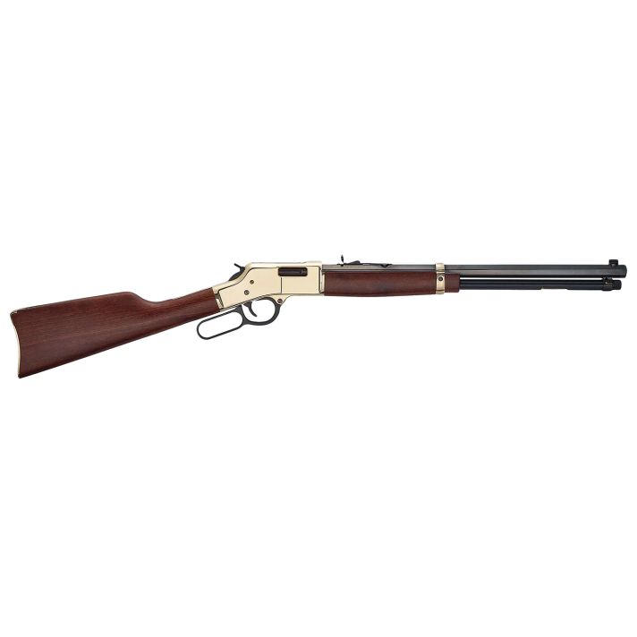 Henry H006M327 Big Boy Classic Full Size 327 Federal Mag 10+1 20" Blued Octagon Barrel, Polished Brass Receiver, American Walnut Stock Right Hand