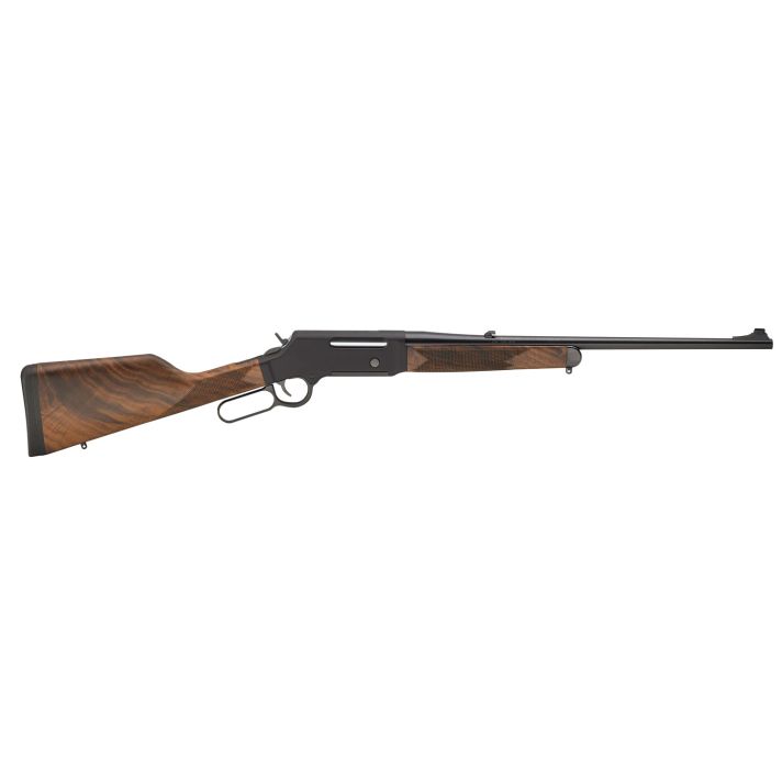 Henry H014S308 Long RangerFull Size 308 Win 4+1 20" Blued Steel Barrel, Black Hard Coat Anodized Steel Receiver, American Walnut Stock Right Hand