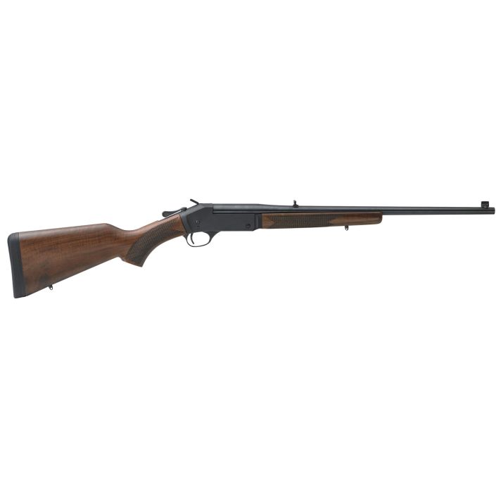 Henry H01544 Single Shot44 Rem Mag Caliber with 1rd Capacity, 22" Barrel, Overall Blued Metal Finish & American Walnut Stock, Right Hand (Full Size)