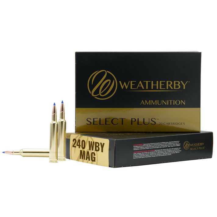 Weatherby B24080TTSX Select Plus240WthbyMag 80gr Barnes Tipped TSX Lead Free 20 Per Box/10 Case